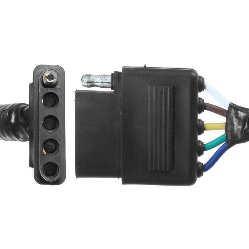 NEW SUN NEWSUN 7 to 5 Pin Trailer Plug Adapter  7 Way Round Plug Blade Connetor to 5 Way Flat Adapter  Wiring Harness Connector Plug  Versatile & Extendable Connection for Your Trailer  RV  Lighting - Image 4